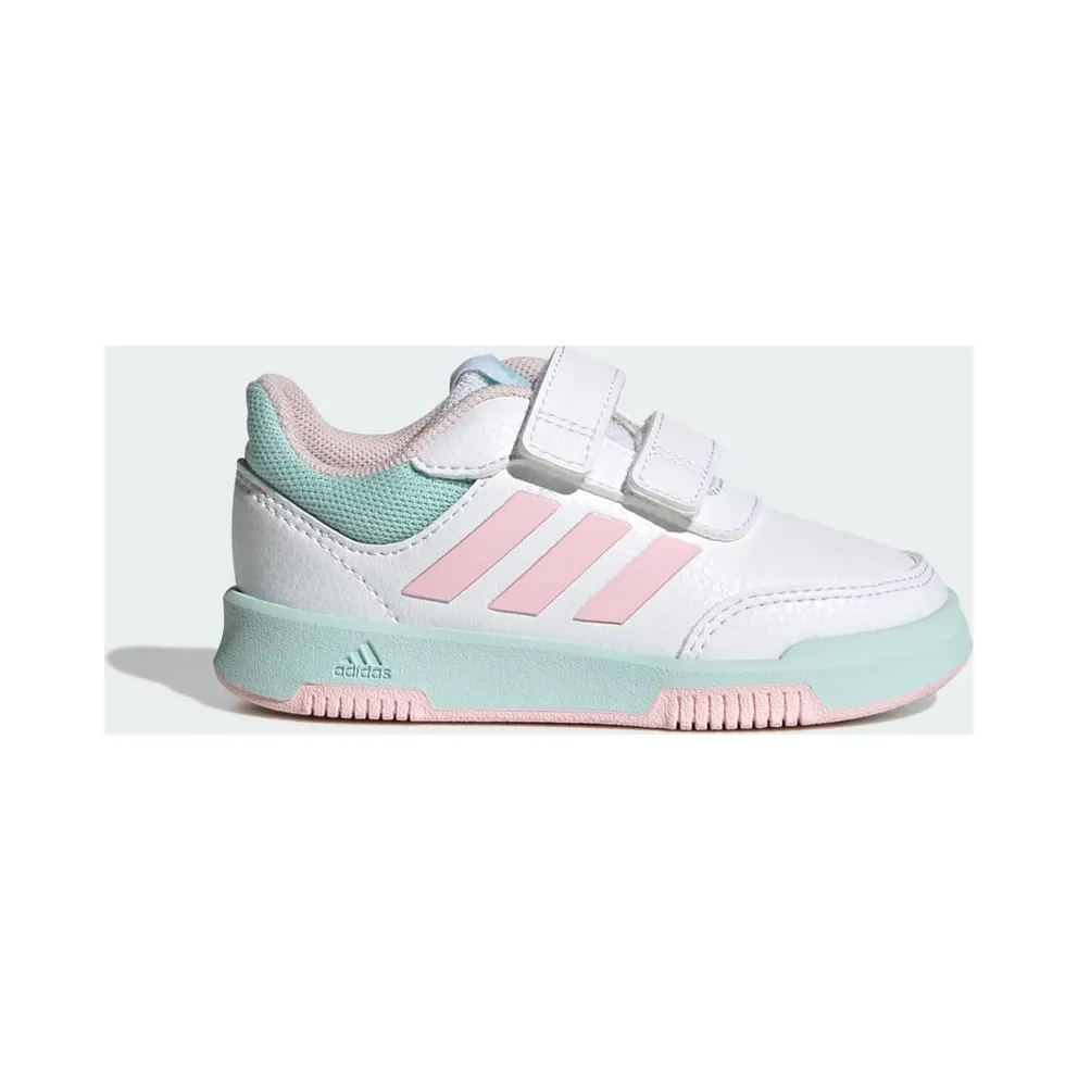 Adidas Tensaur with Velcro Cloud White / Clear Pink / Semi Flash Aqua (JQ2876)