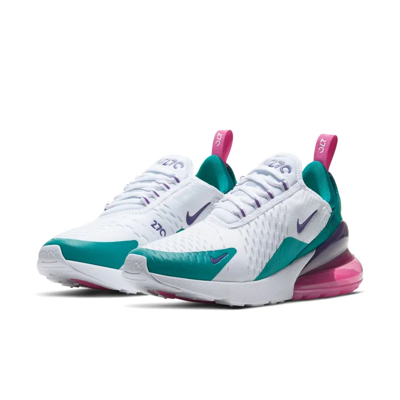Nike Air Max 270 Bright Spruce Purple (W) White/Voltage Purple/Bright Spruce (CW7061-100)