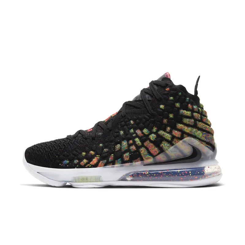 Nike LeBron 17 James Gang Black/Black-Multi-Color (BQ3177-005)
