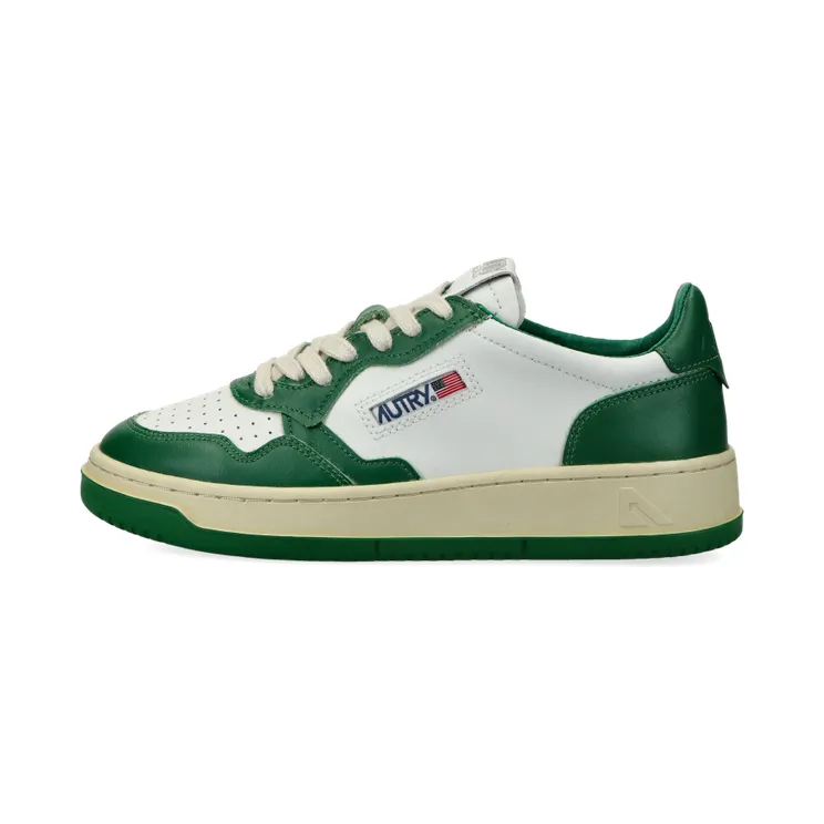 Autry Medalist Low Leather “Green” (AULWWB03)