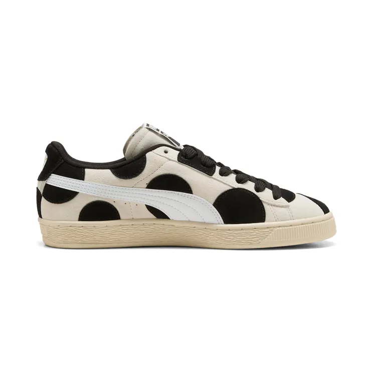 Puma Suede Printed Alpine Snow Black (409147-02)