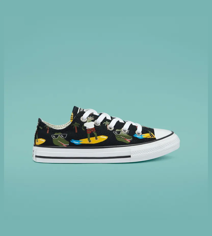 Converse Croco Surf Chuck Taylor All Star Low Top Black/multi/white (671293C)