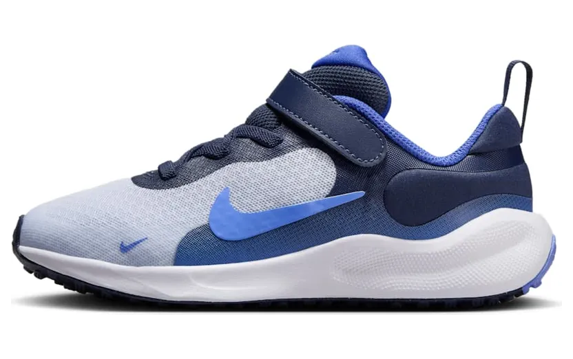 Nike Revolution 7 Football Grey Thunder Blue Astronomy Blue Royal Pulse (FB7690-007)