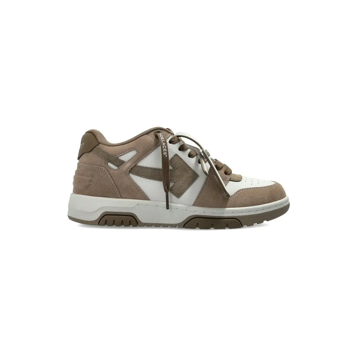 OFF-WHITE Out Of Office Low Tops Rodio Light Brown (OMIA189S26LEA005096D)