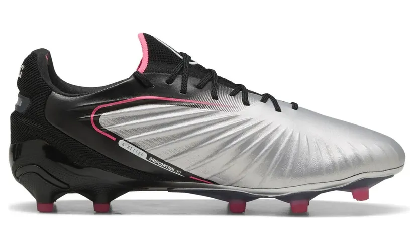 Puma King Ultimate FG/AG Fußballschuhe Damen 02 – PUMA silver/PUMA black/sun struck/PUMA white 40 für Damen, silber, Größe 36 EU (108307)