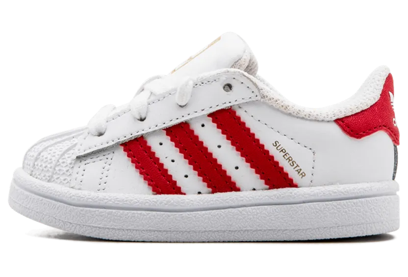 Nike Superstar I “WHITE RED” (B72954)