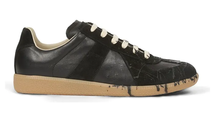 Maison Margiela Replica Paint-splatter “Black” (P7799 S57WS0517 H6851)