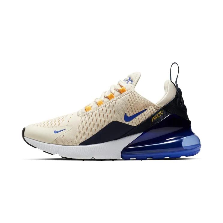 Nike Air Max 270 Light Cream Persian Violet (W) “Light Cream / Midnight Navy / Laser Orange / Persian Violet” (AH6789-202)