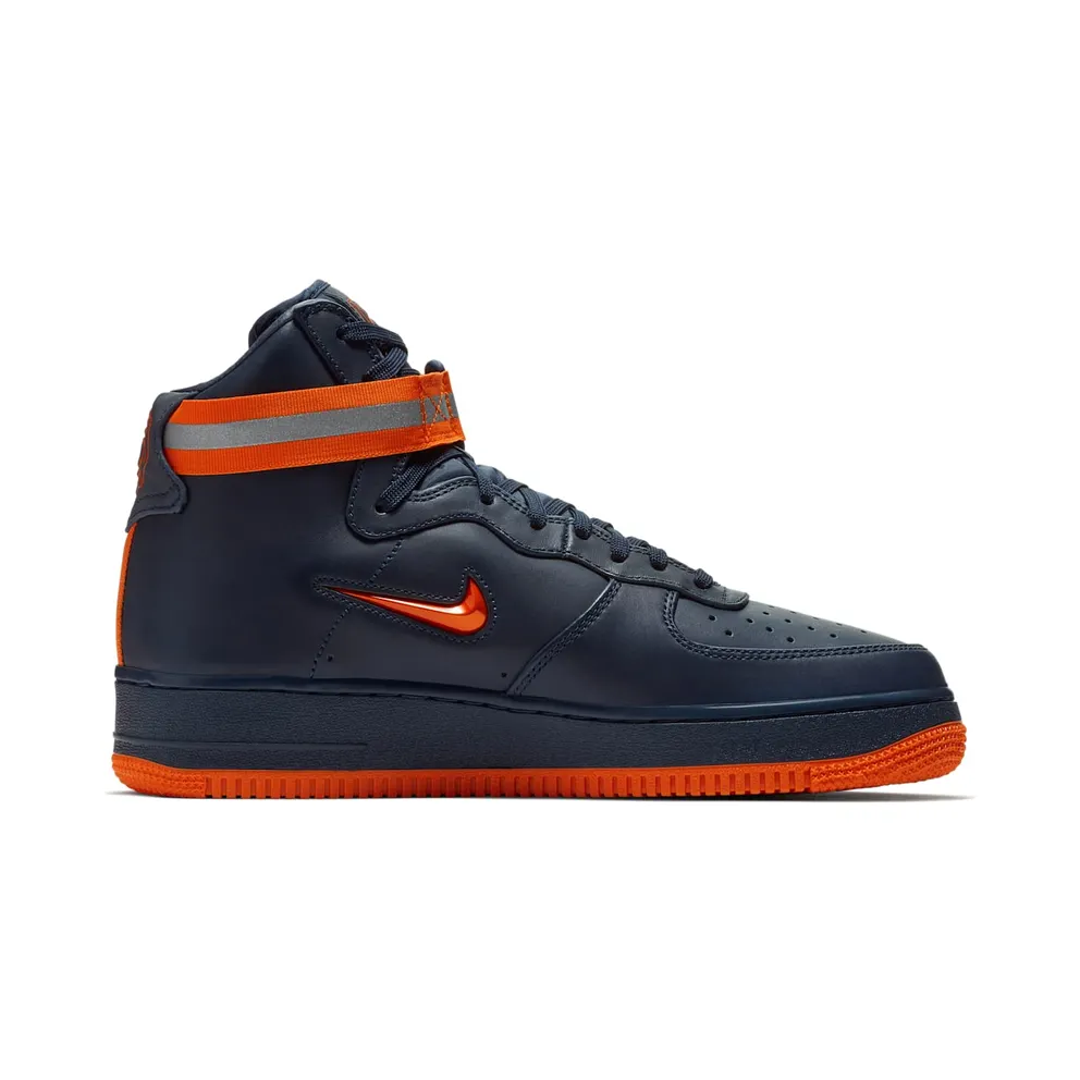 Nike Air Force 1 High NYC Obsidian Orange Obsidian/Brilliant Orange (AO1636-400)