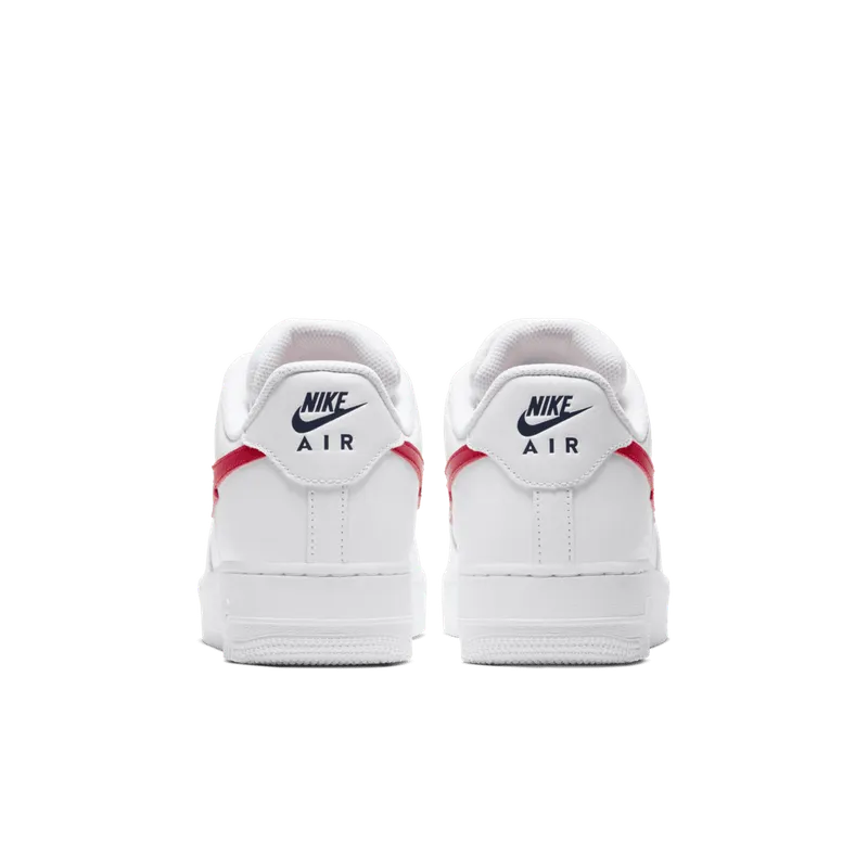 Nike Air Force 1 Low Euro Tour (2020) White/University Red-Midnight Navy (CW7577-100)