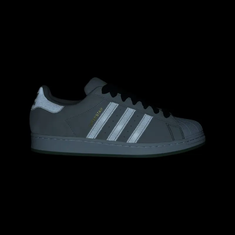 Adidas Superstar Grey Two / Core Black / Gold Metallic (JS1425)