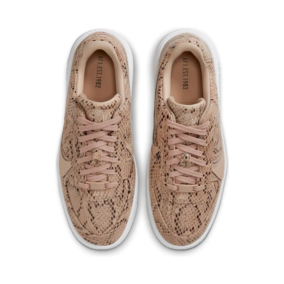 Nike Air Force 1 PLT.AF.ORM Brown Snakeskin Print (FJ4965-200)
