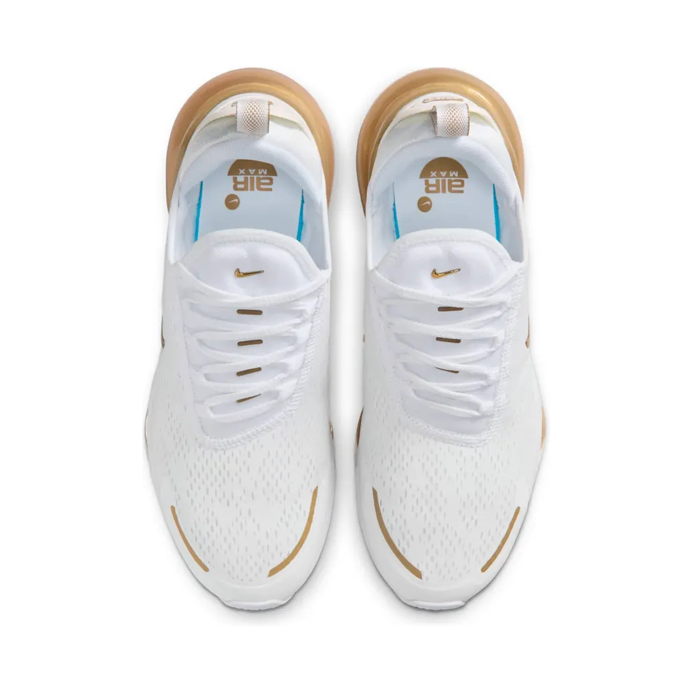 Nike Air Max 270 White / Team Gold / Truly Gold (IO9884-114)