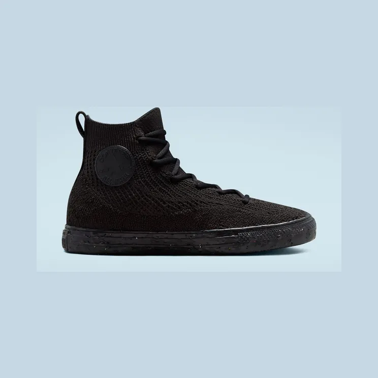 Converse Converse Renew Remix Chuck Taylor All Star Crater Knit Black/Black/lime Twist (172031C)