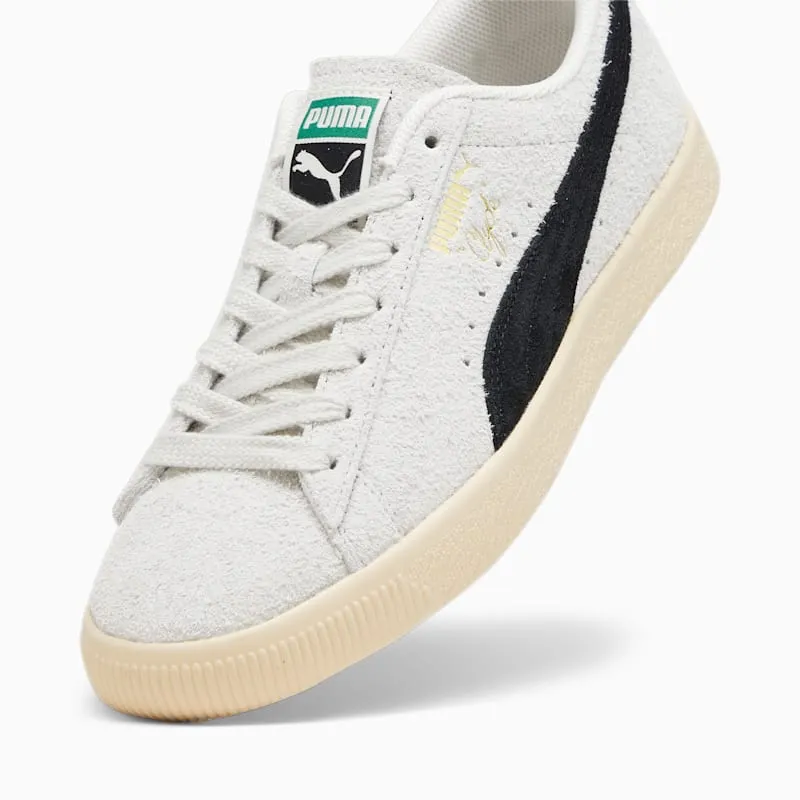 Puma CLYDE HAIRY SUEDE “White” (393115-01)