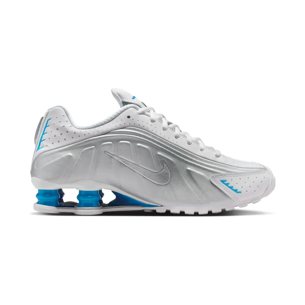 Nike Shox R4 White Blue Hero Silver (AR3565-105)