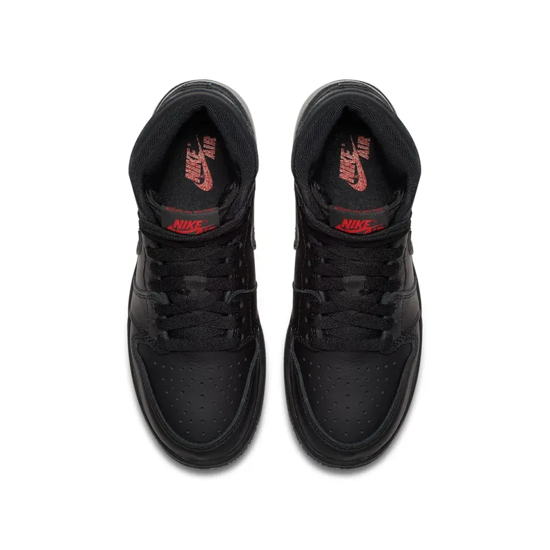 Jordan 1 Retro High OG Essentials Black (GS) Black/University Red (575441-022)