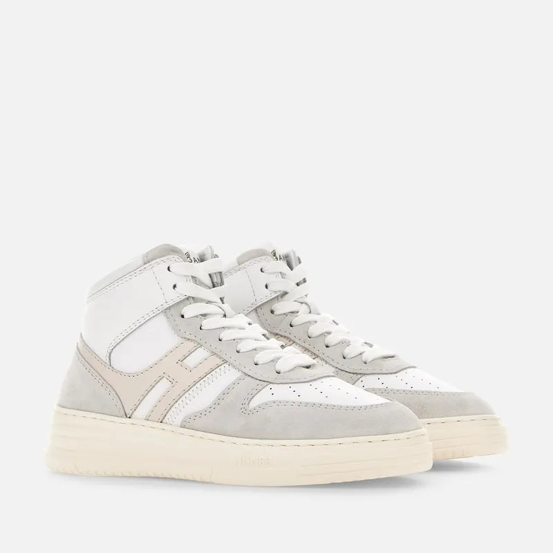 Hogan H630 High Top Silver Ivory (HXW6300EU40ODZ0ZS5)