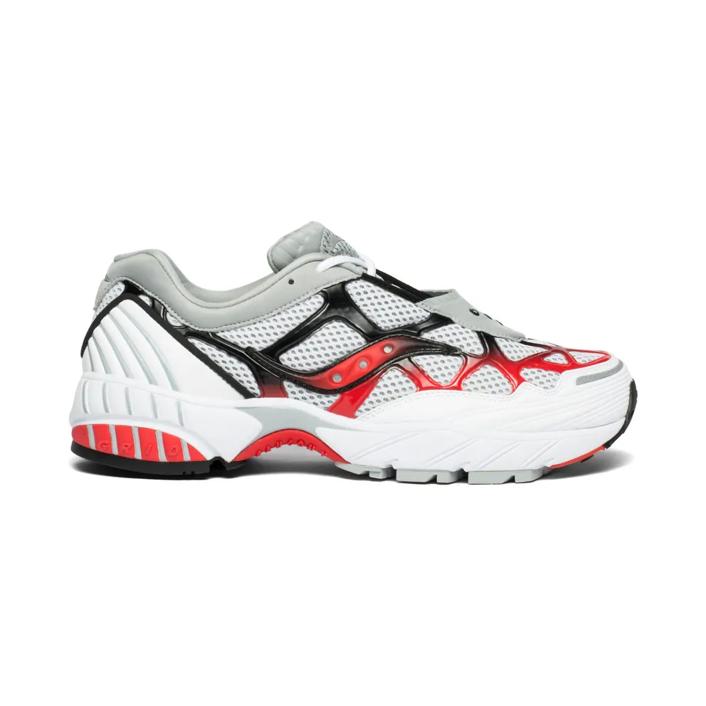Saucony Grid Web White Grey Red White/Grey-Red (S70466-2)