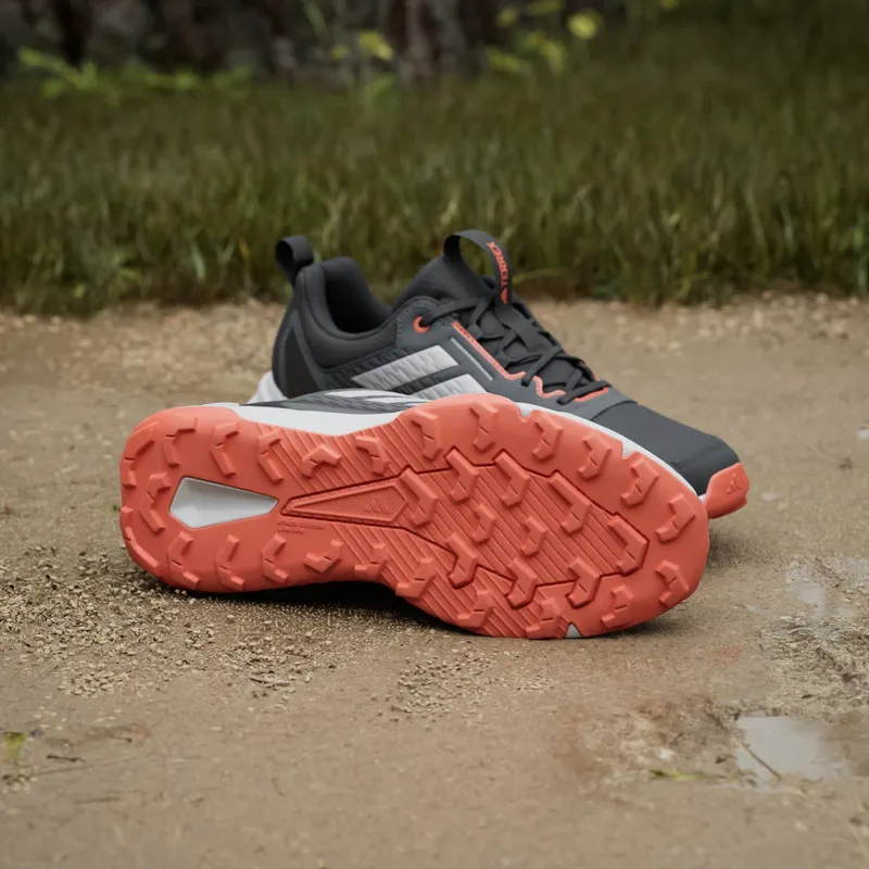 Adidas Tracefinder Trail Running Core Black / Grey One / Semi Impact Orange (JR9136)