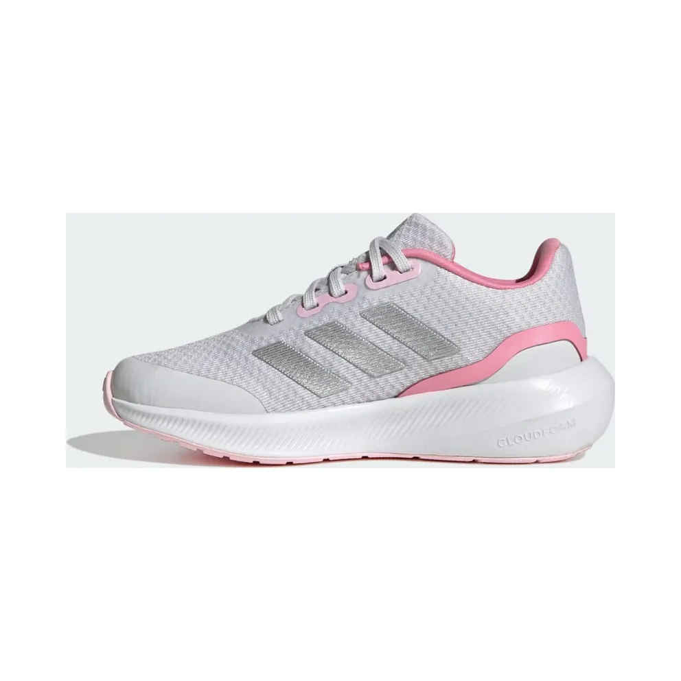Adidas RunFalcon 3 Lace Dash Grey / Silver Metallic / Bliss Pink (IG7281)