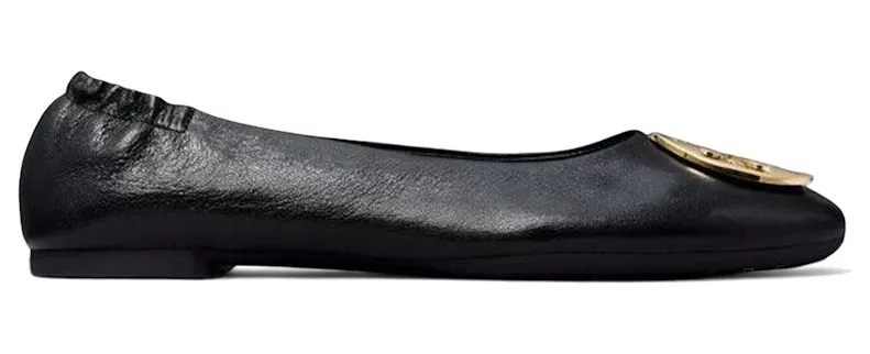 Tory Burch Claire Ballet Flat Black (147379-001)