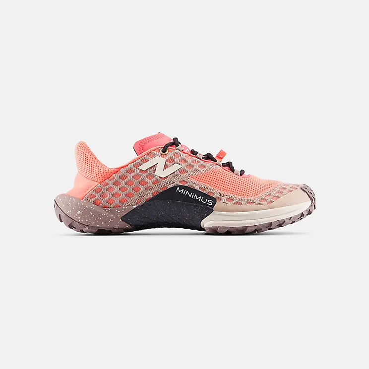 New Balance Minimus Trail Urgent Red Flat Taupe Bisque (MTM10CH1)