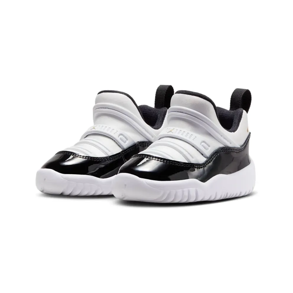 Jordan 11 Retro Little Flex White Black Metallic Gold (BQ7102-170)