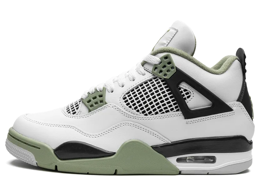 Air Jordan 4 Retro ‘White and Gold’ Sail/Black/Metallic Gold (AQ9129-170)