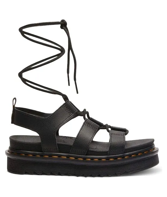 Dr. Martens Nartilla Athena Leather Gladiator Sandals Black (31617001)