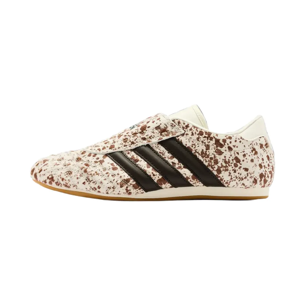 Adidas Taekwondo Womens “Pony Print – Off White Dark Brown” (KK4938)