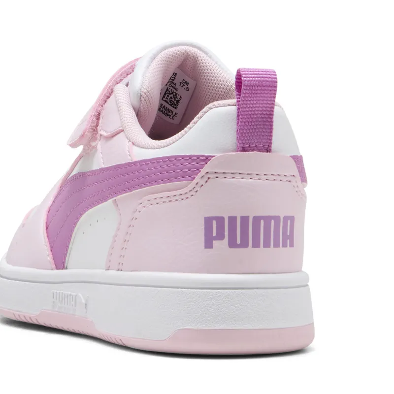 Puma Rebound V6 Lo “Pearl Pink / Mauve Pop / Puma White” (397419_35)