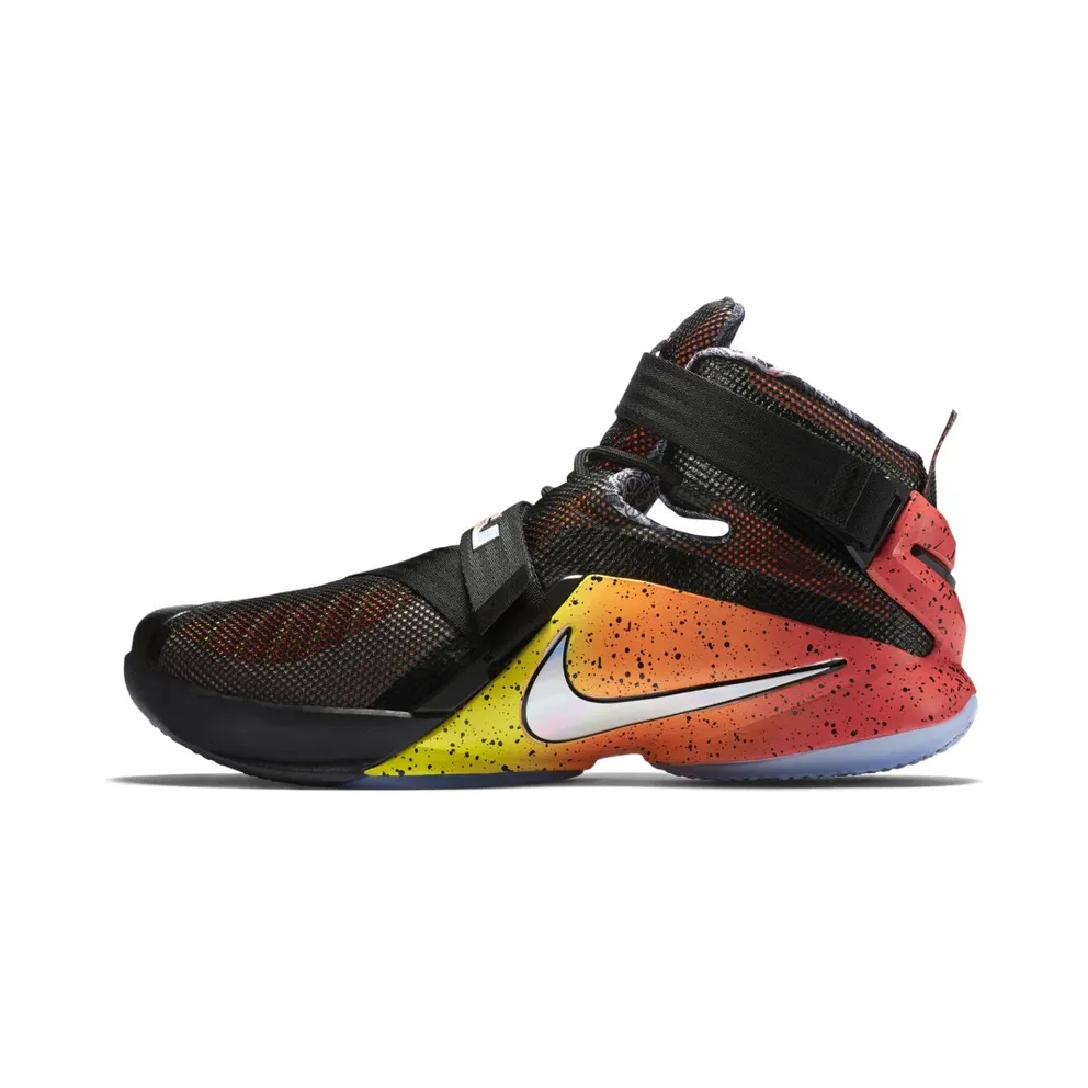 LeBron Soldier 9 Black/Bright Citrus/Ember Glow/Multi-Color (810803-098)