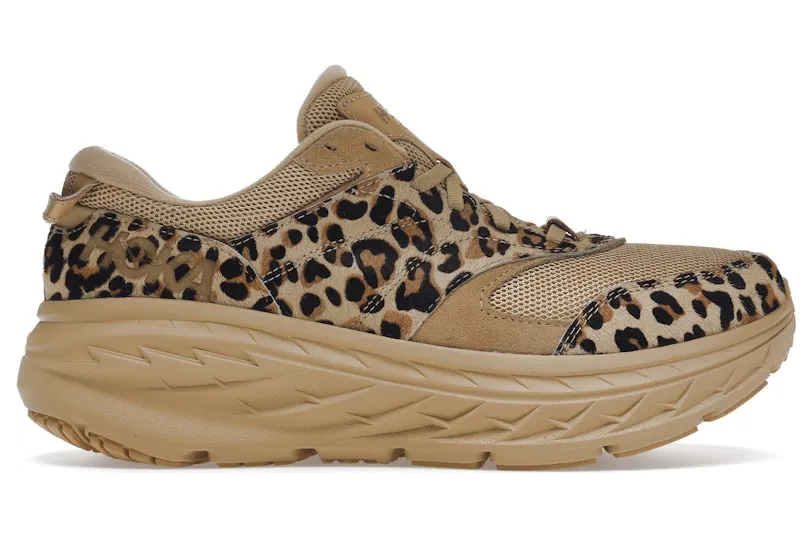 Hoka One One Bondi L Engineered Garments Sand Leopard (1127736)