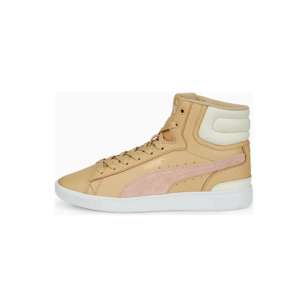 Puma Vikky v3 halfhoge leren Pink/Gold (38761004)
