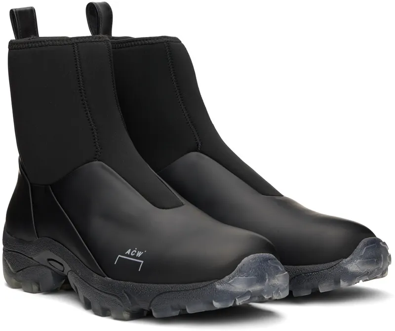 A-COLD-WALL* Black NC.1 Dirt High Sneakers (ACWUF029A)