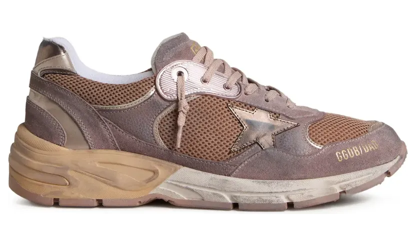 Golden Goose Dad-Star Sneakers aus Wildleder – Violett (GMF00884F007831)