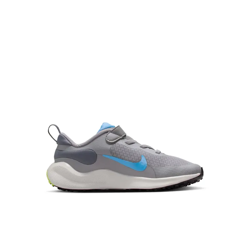 Nike Revolution 7 Cement Grey Light Carbon Volt University Blue (FB7690-009)