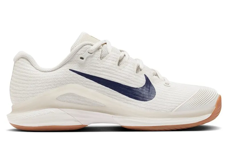 Nike Court Air Zoom Vapor 12 HC Summit White Phantom Gum Medium Brown Binary Blue (FV5554-101)
