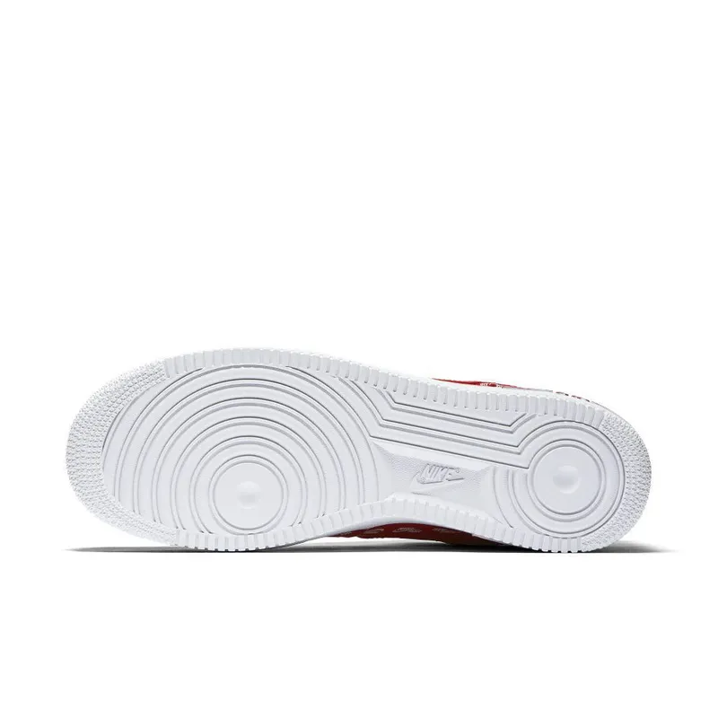Nike Air Force 1 Low All Over Logo Red University Red/University Red-White (AH8462-600)