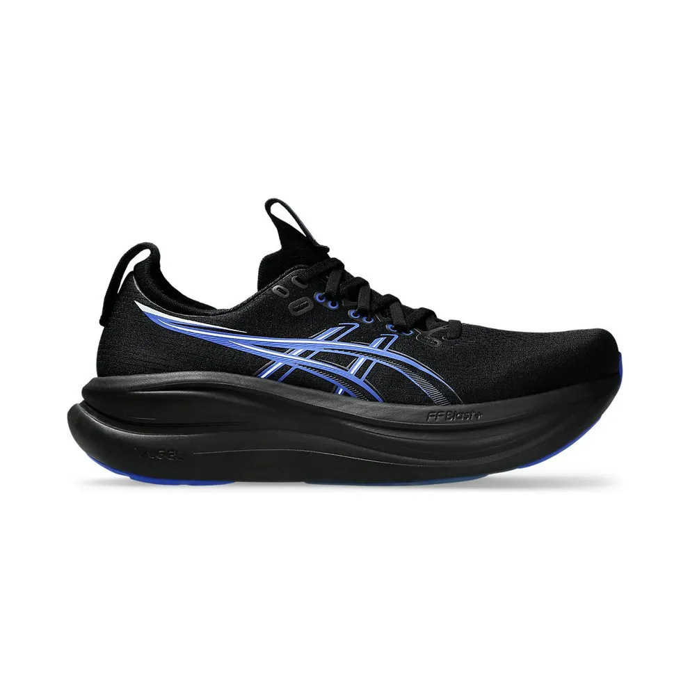 ASICS GEL-NIMBUS 28 “Black / Neon Blue” (1011C127-004)