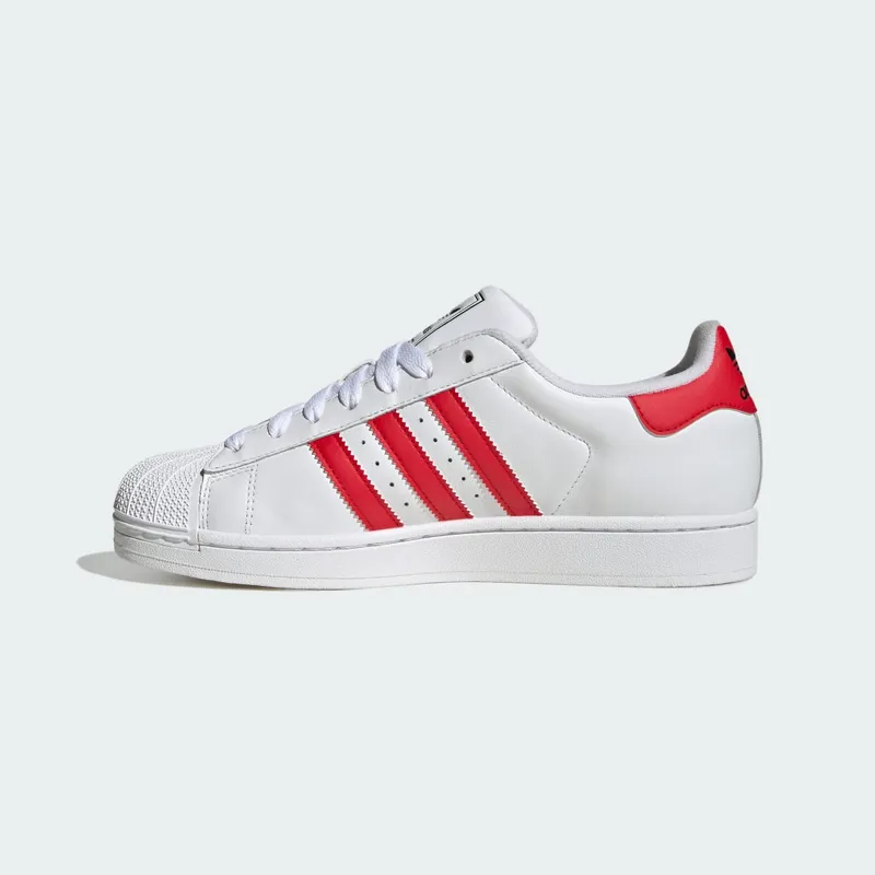 Adidas Superstar II “Cloud White / Better Scarlet” (JQ4728)