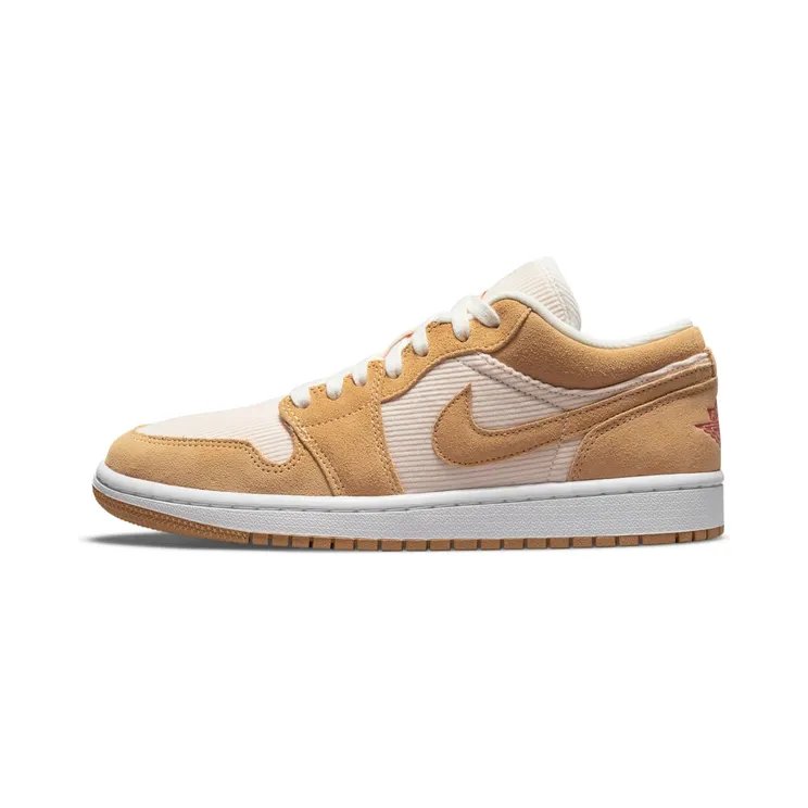 Jordan 1 Low SE Twine Orange Quartz Corduroy (W) “Twine / Orange Quartz / Sail / Orange” (DH7820-700)