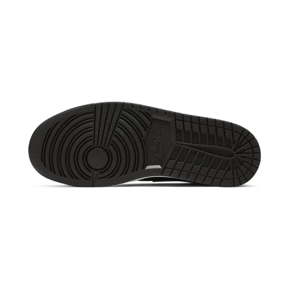Jordan 1 Mid Black Royal Tumbled Leather Black/Hyper Royal-White (554724-077)