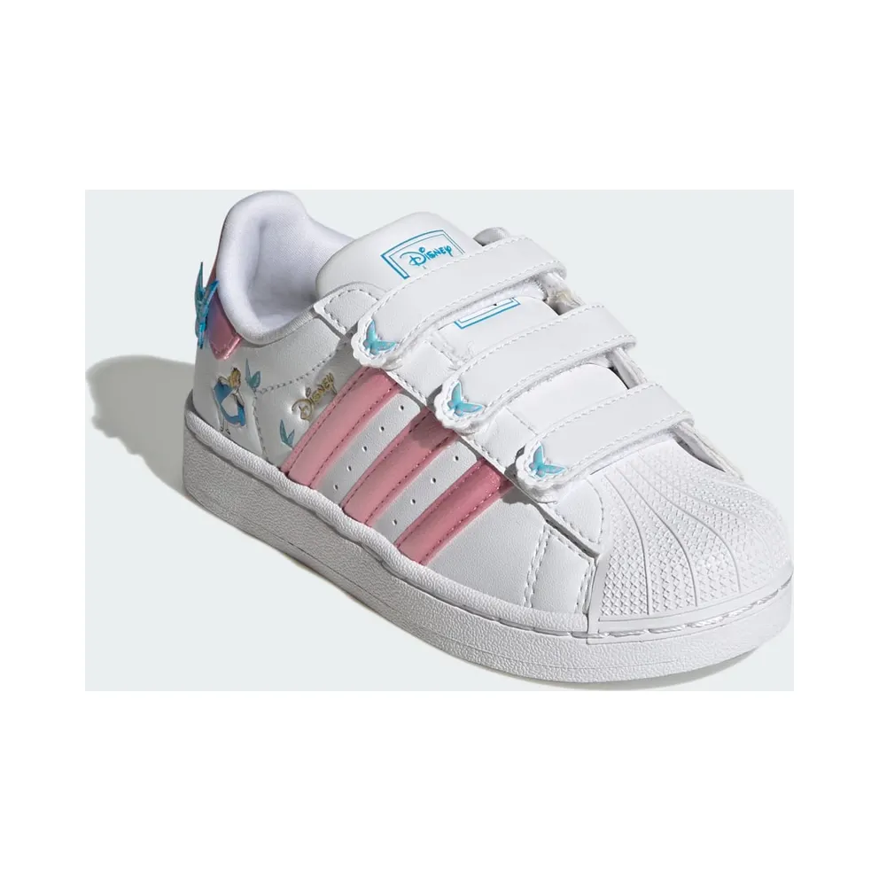Adidas adidas Disney Superstar II Comfort Closure Cloud White / Light Pink / Lucid Aquamarine (IH1735)
