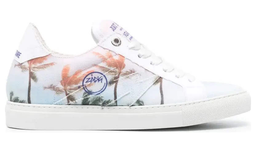 Zadig&Voltaire Flask low-top sneakers – Wit (SWSN00403)