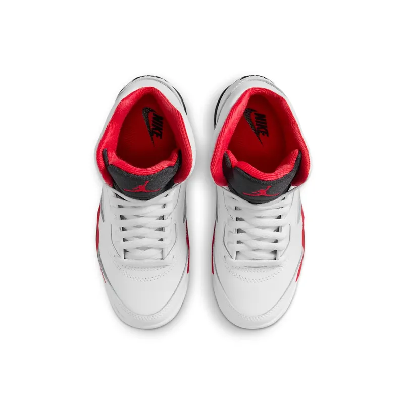 Air Jordan 5 PS “Fire Red – Black Tongue (2025)” (HQ7979-101)