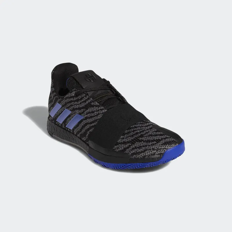 adidas Harden Vol. 3 Core Black Active Blue Core Black/Active Blue/Solid Grey (G26811)