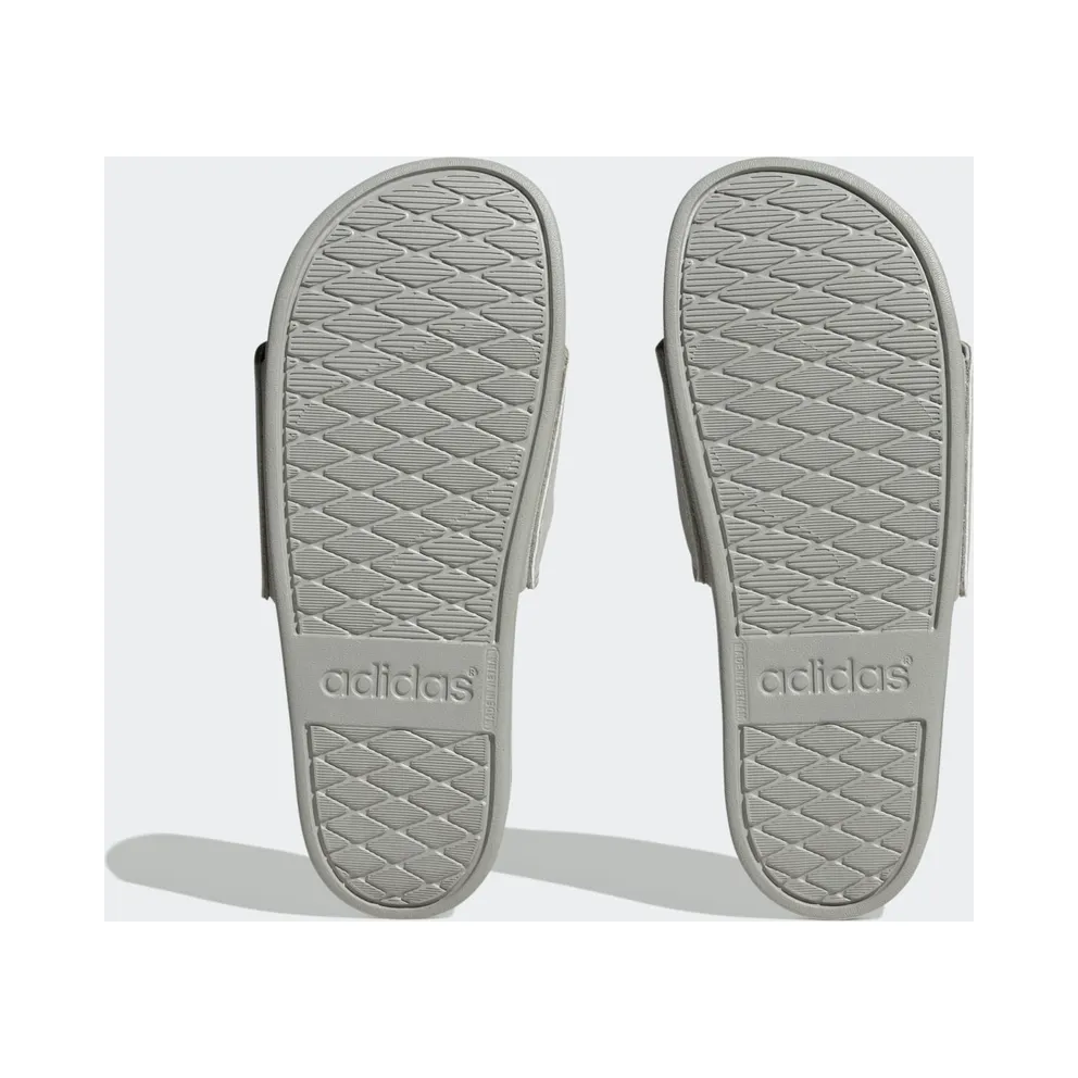 Adidas Adilette Comfort Slides Grey Two / Silver Metallic / Grey Two (H03619)