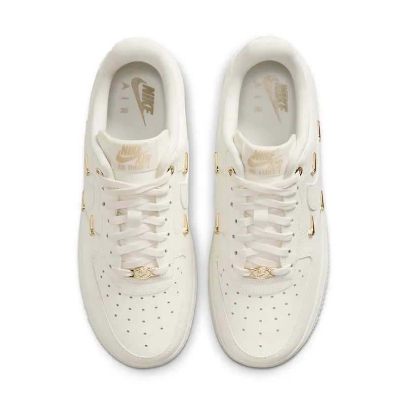 Nike Air Force 1 ’07 LX CN Sail Gold Mini Swooshes (FV3654-111)